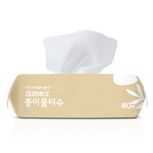 크리넥스 종이물티슈 캡형 이미지 4