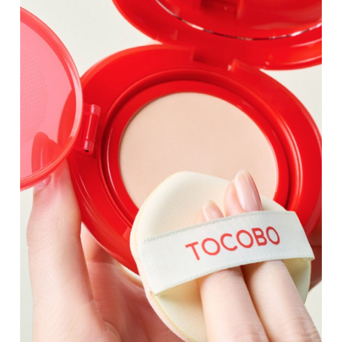 토코보 애플 듀이 핏 쿠션 15g, 22 로지, 1개 후기 분석 - 메이크업 전후 광채 비교