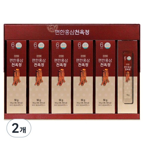 천제명홍삼 편한 홍삼 천옥정 30포, 300g, 2개