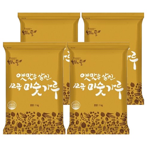 농부의뜰 12곡 미숫가루 1kg, 4개 솔직 후기 | 실사용자 리뷰 분석 썸네일