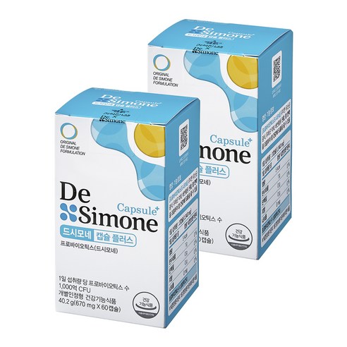 드시모네 프로바이오틱스 캡슐 플러스 1000억 생유산균 후기 분석 - 전체 구성품