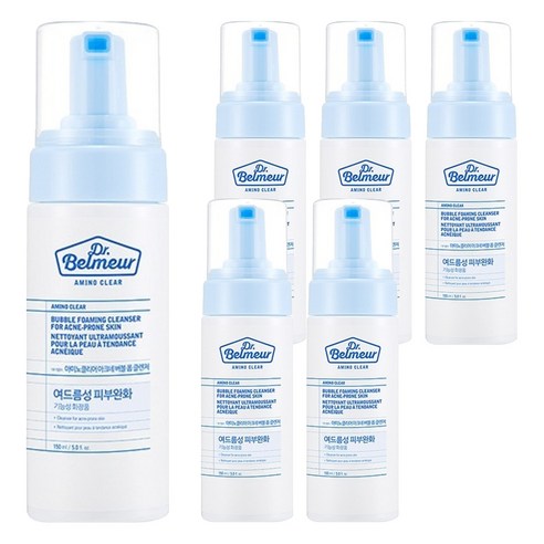 더페이스샵 닥터벨머 아미노클리어 아크네 버블 폼 클렌저, 150ml, 6개
