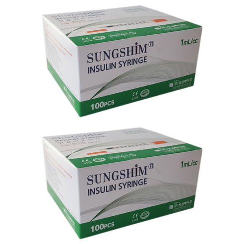 성심 인슐린 주사기 1mL 13mm 30G, 200개