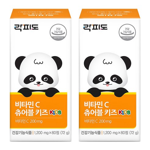락피도 비타민 C 츄어블 키즈 72g 60정, 2개 실사용 후기 | 효과 있을까? 썸네일