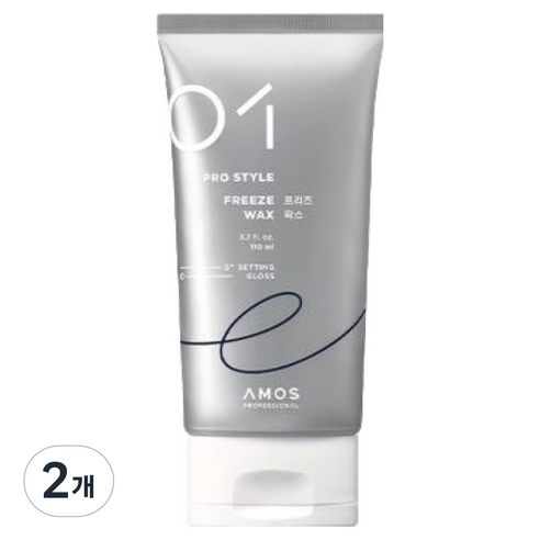 아모스프로페셔널 프리즈 왁스, 2개, 110ml
