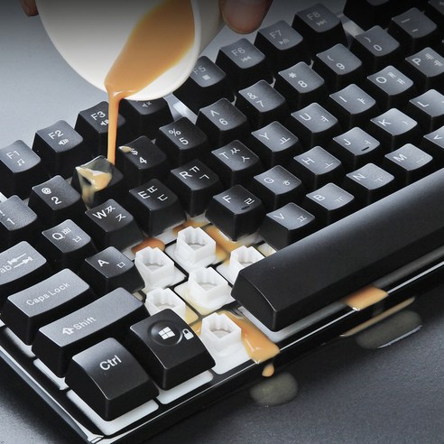 Gio Vikistyle 彩虹背光RGB 遊戲有線鍵盤, 黑色, ZIO-GK45 - 有線鍵盤