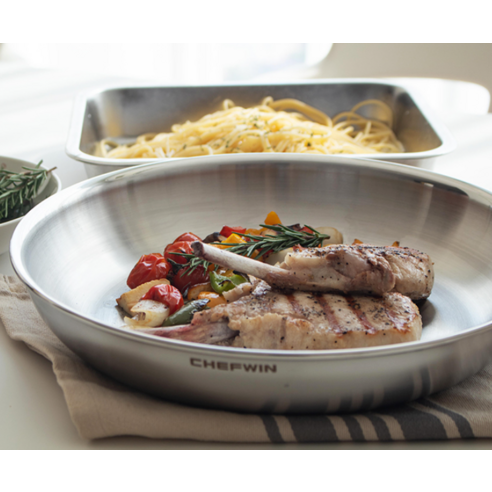 쉐프윈 인덕션 316스테인레스 후라이팬 후기 분석 - 브랜드 정품 인증