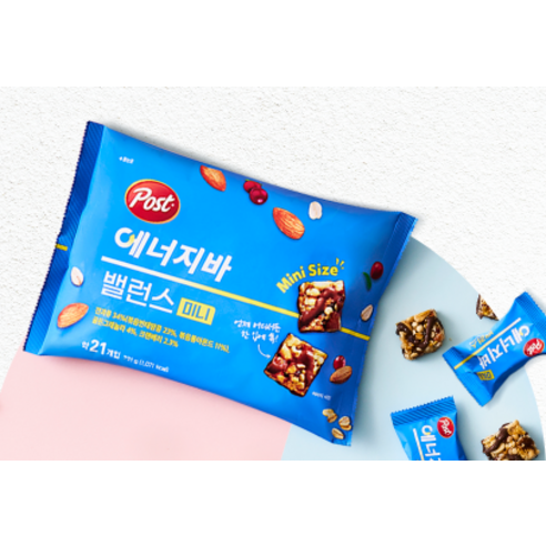포스트 밸런스 미니 에너지바 231g, 1개 맛있게 먹은 솔직 후기 - 상품 이미지 3