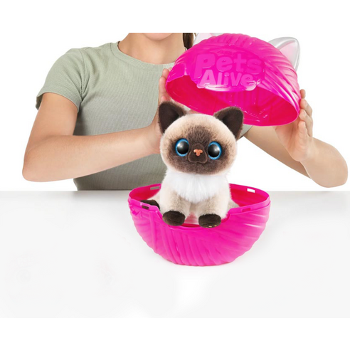 펫츠얼라이브 스미트키튼 아기고양이 작동동물인형 이미지 2