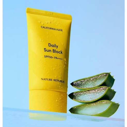 네이처리퍼블릭 캘리포니아 알로에 데일리 선블럭 SPF50+ PA++++ 이미지 4