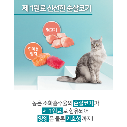 퓨리나원 캣 순살 닭고기 기능성 사료 이미지 4