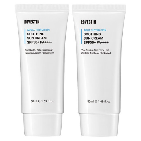 로벡틴 아쿠아 수분 선크림 SPF50+ PA++++, 2개, 50ml