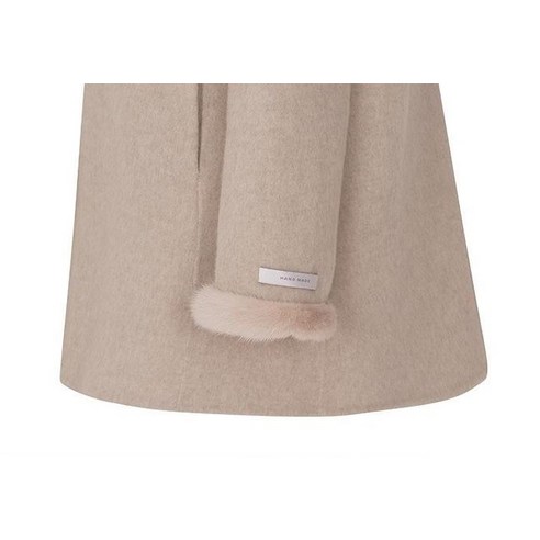 올리비아하슬러 여성용 천연모피 캐시미어 혼방 보온 코트 OHCWCT301 후기 분석 - 내부 안감