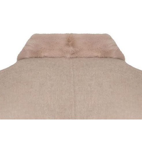 올리비아하슬러 여성용 천연모피 캐시미어 혼방 보온 코트 OHCWCT301 후기 분석 - 소매 디테일