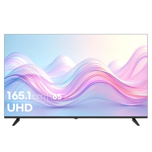 WONTEK 4K UHD LED 스마트TV, 165.1cm(65인치), GZ65UHDY1G, 벽걸이형, 방문설치