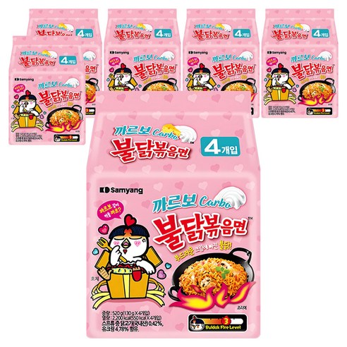 불닭볶음면 까르보 130g, 24개