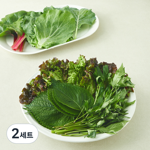 당귀 품은 모듬쌈 6종, 2세트, 300g