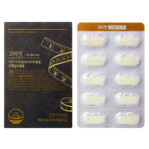 투비컷 가르시니아캄보지아추출물 54g, 60정, 4개