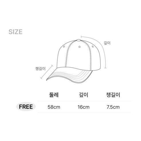 베네통 폴포 코튼 볼캡 후기 분석 - 착용 예시 이미지