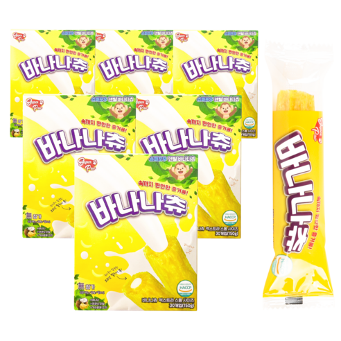 슈퍼포우 강아지 바나나츄 엑스트라스몰 덴탈껌, 바나나, 150g, 6개