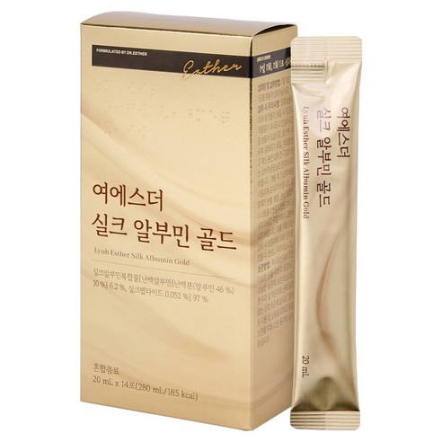에스더포뮬러 여에스더 실크 알부민 골드, 1개, 14회분