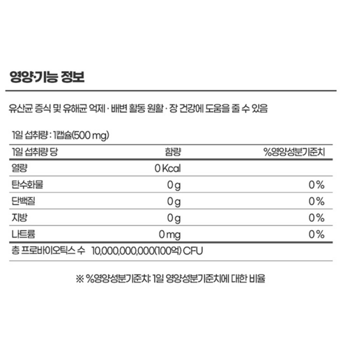 내츄럴플러스 프로바이오틱 혼합유산균 이미지 3