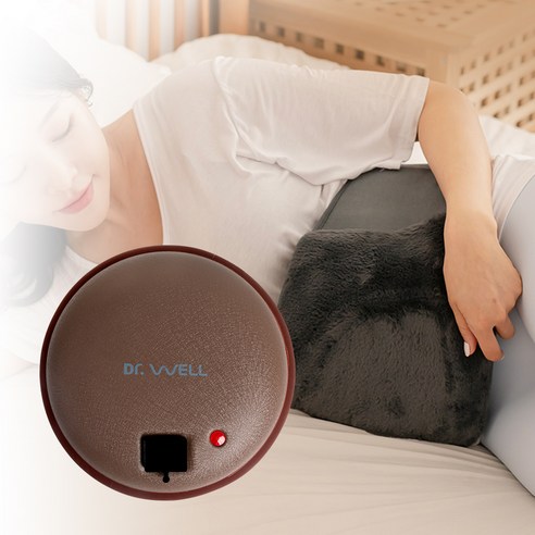 닥터웰 웰스톤 온열 돌찜질기 후기 분석 - 부드러운 전용 벨트 파우치