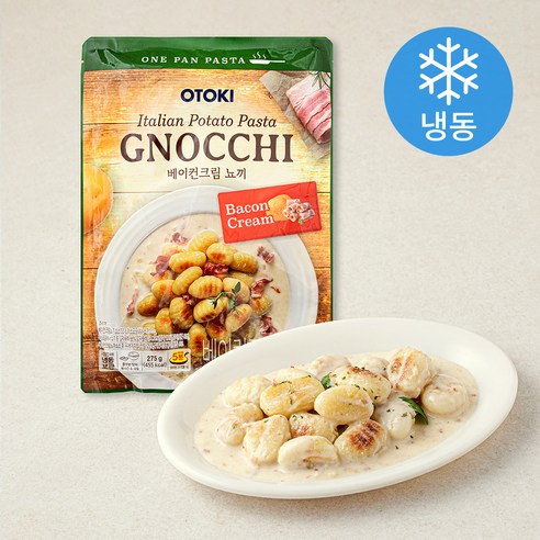 오뚜기 베이컨 크림 뇨끼 (냉동), 275g, 1개