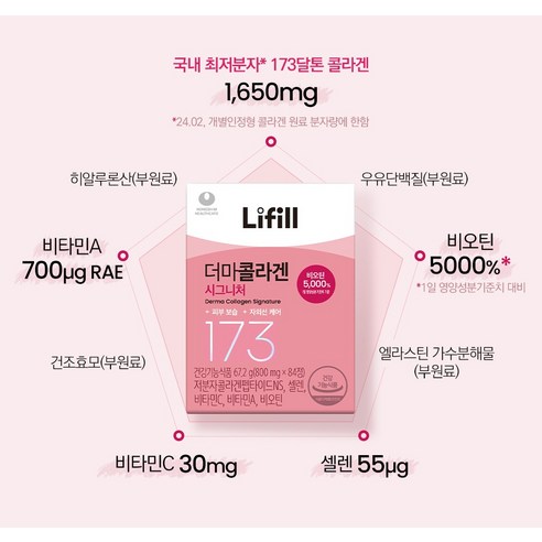 라이필 더마 콜라겐 시그니처, 84정, 5개 - 기타건강식품 | 쿠팡