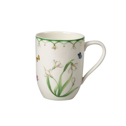 빌레로이앤보흐 컬러풀스프링 손잡이 머그컵 250ml 11.5 x 8 cm, 혼합색상, 1개