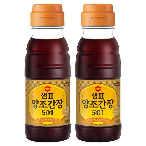 샘표 양조간장 501, 150ml, 2개