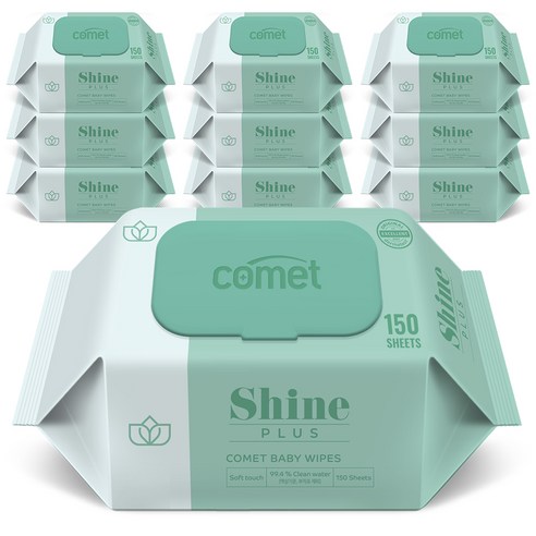 코멧 아기물티슈 샤인 플러스 캡형