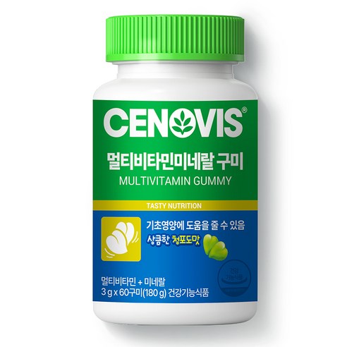 세노비스 멀티비타민 미네랄구미 60정, 1개 맛있게 먹은 솔직 후기 - 상품 이미지 1