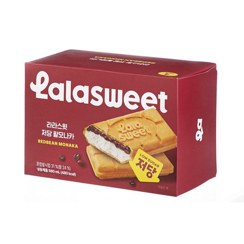 라라스윗 팥 모나카 아이스밀크 (냉동) 후기 분석 - 보관 편의성