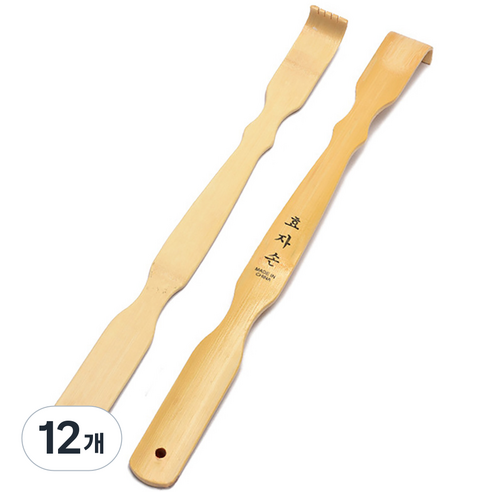 나홈 고급 대나무 효자손 45.5cm, 우드, 12개 우드, 12개