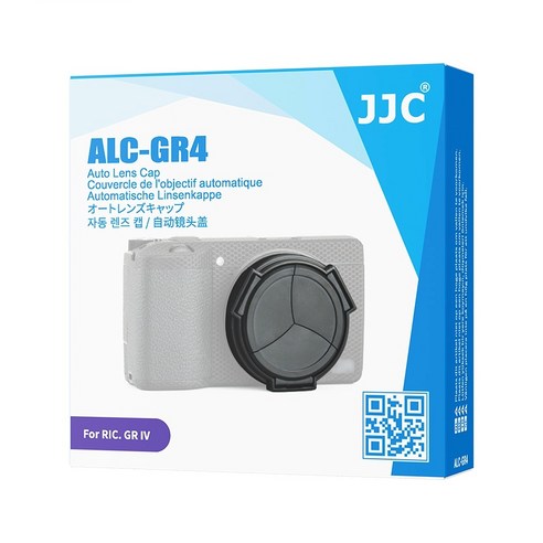 JJC 리코 GR4 카메라 보호 오토 렌즈캡, 1개, ALC-GR4