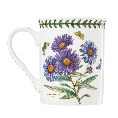 포트메리온 보타닉가든 머그컵 4종 세트 후기 분석 - 식탁 위 세팅 모습