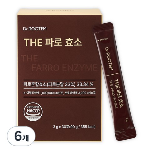 닥터루템 정품 THE 파로 효소 30p, 90g, 6개
