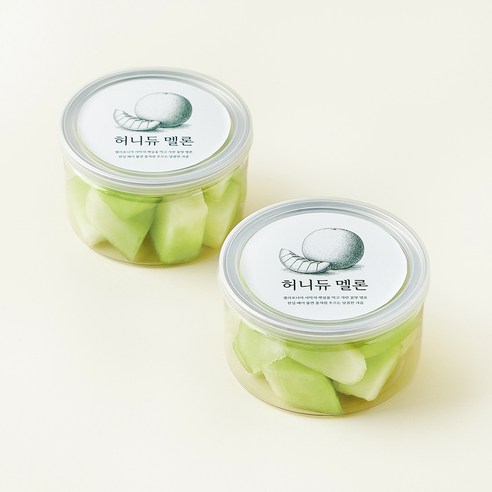 컷팅 허니듀 멜론, 200g, 2개