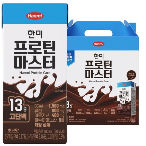 한미사이언스 프로틴 마스터 190ml, 16개 솔직 후기 | 실사용자 리뷰 분석 - 상품 이미지 1