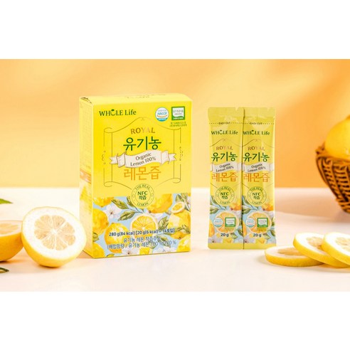 WHOLELIFE 유기농 레몬즙 14p 280g, 1개 이미지 4