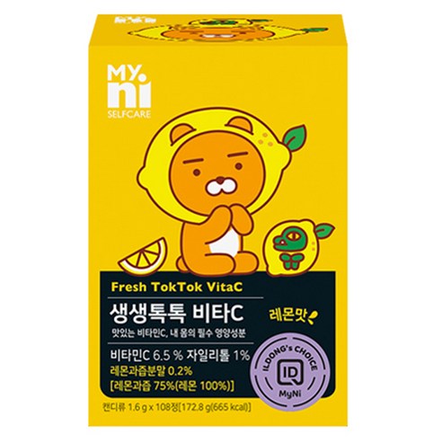 마이니 생생톡톡 비타C 108정, 1개 맛있게 먹은 솔직 후기 썸네일