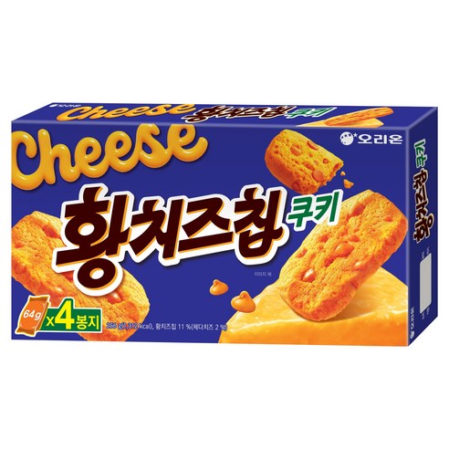 오리온 황치즈칩쿠키, 256g, 1개