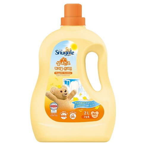 스너글 실내건조 섬유유연제 허거블 선샤인 본품, 2L, 1개