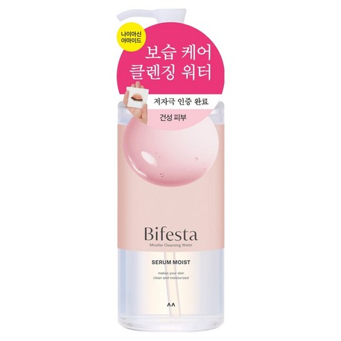 비페스타 미셀라 클렌징 워터 세럼 모이스트, 400ml, 1개