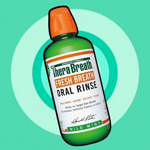 테라브레스 오랄린스 마일드민트 1L + 473ml 세트, 1473ml, 1세트 후기 분석 - 1L 대용량 상세 이미지