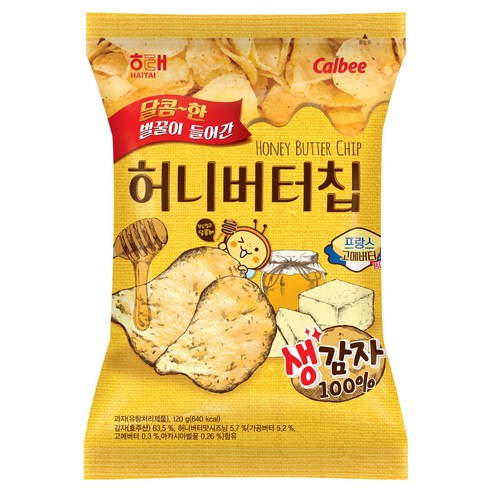 해태 허니버터칩, 120g, 1개