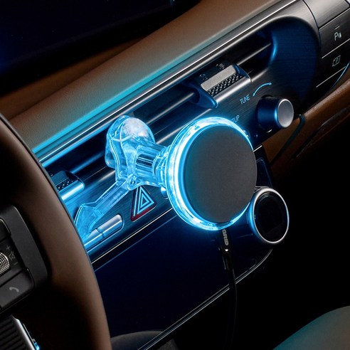 벤딕트 차량용 맥세이프 무선 충전 거치대 Qi2.2 25W 루나 파이온 클립패키지, 화이트, VDT-Q13W