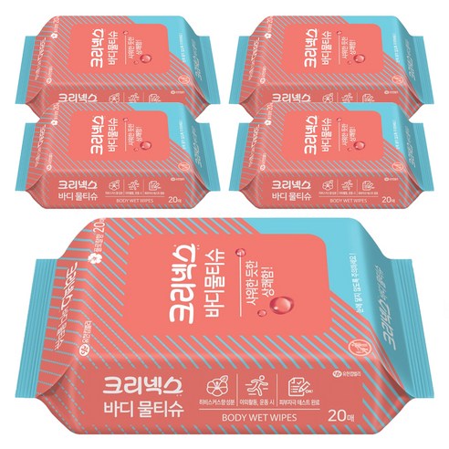크리넥스 바디 물티슈 리필형 랜덤 발송 실사용 후기 | 효과 있을까? - 상품 이미지 1
