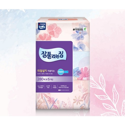 잘풀리는집 천연펄프 미용티슈 2겹 280매입, 24개 솔직 후기 | 실사용자 리뷰 분석 - 상품 이미지 2